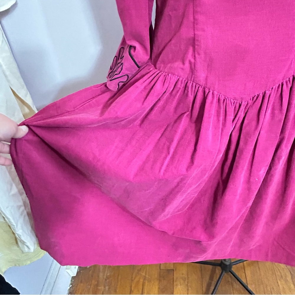 Vintage Belle France Corduroy Dress - Picture 5 of 10
